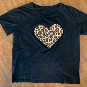 Shein Curve Graphic T-shirt